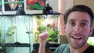 Vivarium Build  Installing Custom Glass Top and Mist Nozzle on ExoTerra [upl. by Emee]