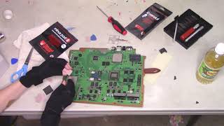 Changing Thermal pads Thermal Paste and Delidding 60GB Fat PS3 [upl. by Rad]