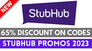 Stubhub Discount Code 2023 How To Find Stubhub Discount Code [upl. by Netsew316]