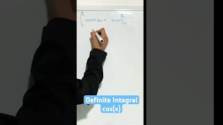 Definite Integral of cosx trigonometry cosx integralcalculus definiteintegral math [upl. by Marylou]