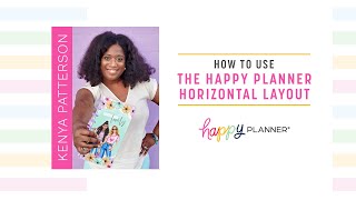 Happy Planner Basics How To Plan with the Horizontal Layout [upl. by Natek481]