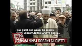 Azer Bülbülün cenazesinde Nihat Dogan Şov [upl. by Llirpa220]