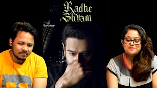 Radheshyam Teaser REACTION  Introducing Prabhas as Vikramaditya  Pooja Hegde  Radha Krishna Kumar [upl. by Akived]