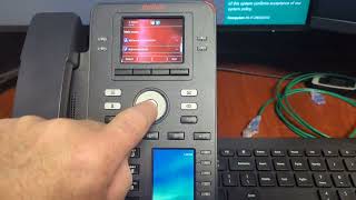 Reset an Avaya J series phone to factory defaults [upl. by Enicnarf]