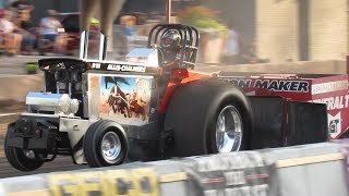 2018 NYTPA Super Stock Tractors Pulls at Schoharie County Fair in Cobleskill New York [upl. by Hrutkay]