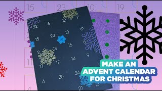 Make an advent calendar using your Cricut machine [upl. by Hayifas]