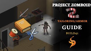 Project Zomboid HowTo  TailoringArmor [upl. by Llewen]