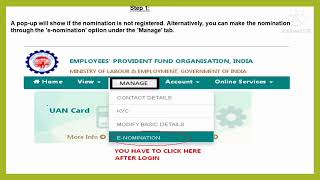 EPFO Enomination Process Step by Step pf e nomination kaise kare 2022nomination pf [upl. by Rheingold]