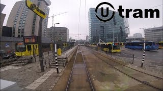 🚊 UOV Utrecht Sneltramlijn 61 Cabinerit Remise Nieuwegein  Utrecht CS  IJsselstein Drivers view [upl. by Wohlen791]