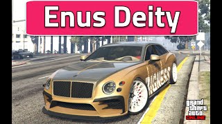 Enus Deity Best Customization and Paint Job  GTA 5 Online Drip Feed Vehicle Customisation [upl. by Britt]