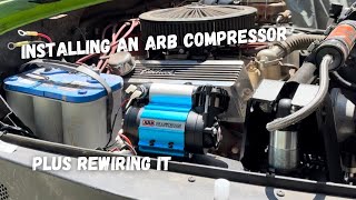 ARB Compressor Install amp Rewire for Independent Locker Control [upl. by Say945]