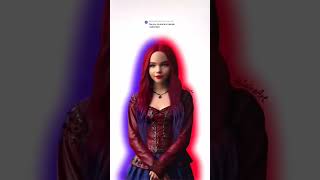 art descendants mal dovecameron red kylie edits [upl. by Linnie]