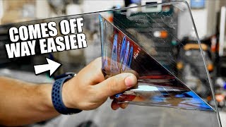 How to EASILY Remove Old Window Tint [upl. by Otero]