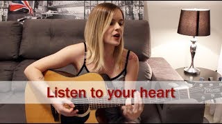 Listen to your heart  Roxette  Carina Mennitto Cover [upl. by Nickie733]