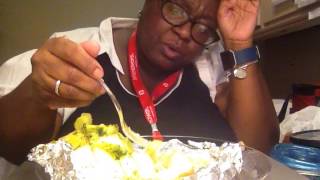 Lunch with Me Broccoli Baked Potato Mukbang [upl. by Ebenezer835]