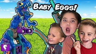 GIANT REX BONES Egg Adventure with the HobbyKids [upl. by Armil]