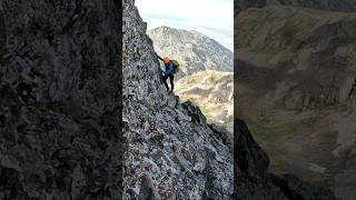 Crestone Traverse  Crestone Peak to Crestone Needle shorts climbing 14ers mountains explore [upl. by Alrep]