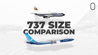 Just How Small Was The Original Boeing 737 [upl. by Larimor13]