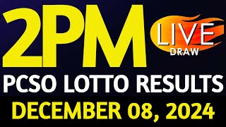 Lotto Result Today 200 pm draw December 08 2024 Sunday PCSO LIVE [upl. by Rexferd241]