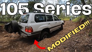 Modified 105 SERIES LANDCRUISER Build [upl. by Naval]