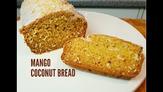 MANGO COCONUT BREAD WITH LIME FROSTING VEGAN  CookingwithKarma [upl. by Noraa]