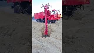 Truckmounted excavator Excavator Fourwheel drive agricultural vehicle One machine with multipl [upl. by Anifares]