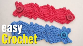 Easy Crochet How to Crochet Face Mask Adapter Face Mask Adapter Extender crochet pattern [upl. by Etheline]