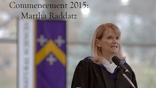 Kenyon College Martha Raddatz Commencement Address 2015 [upl. by Kaylil]