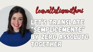 Semplicemente Zero Assoluto  Part 1 [upl. by Ahselyt]