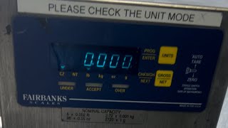 Calibration adjustment of a Fairbanks HR5000 [upl. by Nyrac542]