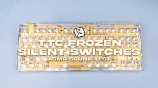 TTC Frozen Silent Switches  Sound Test by The KapCo ASMR [upl. by Corbie]