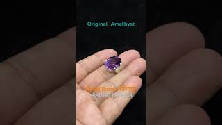 Original Amethyst Stone 8801971577343 amethyst gemstone rashiratno gemstonejewelry [upl. by Myranda]