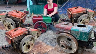 FULL VIDEO Repair Complete Restoration of Diesel Engines Severely Damaged \ Blacksmith Girl [upl. by Enelyw498]