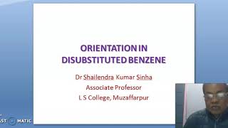 Orientation in disubstituted benzene [upl. by Sapowith]