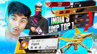 Indias No 1 UMP Grandmaster Player Vs FireEYes Gaming 🔥 Free Fire Max [upl. by Mellicent]