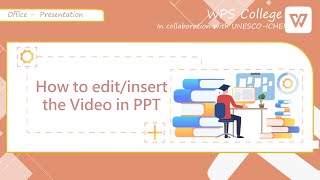 WPS Office PPT 210 How to insertedit the Video in WPS Presentation Tutorial [upl. by Anerbes]