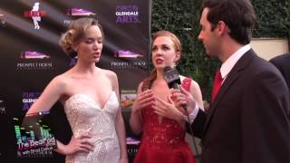 Kelley Jakle amp Kelley Dorney Interview at MARILYN Premiere [upl. by Camala]