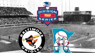 IP 1969 PostSeason AL Division Series Game 3 BAL Orioles  MIN Twins [upl. by Elrak]