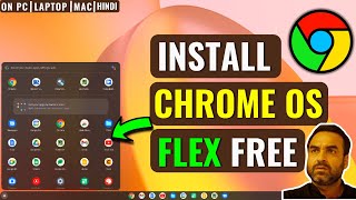 Chrome OS Flex Install on Laptop amp PC HINDI  Download Chrome OS Flex  2024 [upl. by Antin]