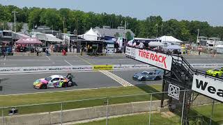 IMSA Road America 2024 Porsche Carrera Cup Race 1 Start [upl. by Malvie]