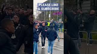 ULTRAS GHENT ’14 IN LONDON 🔵⚪️ QUARTERFINAL Conference League West Ham vs KAA Gent 200423 UECL [upl. by Warila]