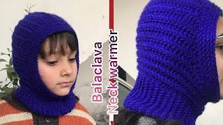 Crochet balaclavaeasy and Beautiful balaclavawinterwarmerneckwarmercrochet and knitting studio [upl. by Marcile]