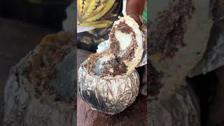 Roasted F rong in Coconut in aluminum [upl. by Natehc218]