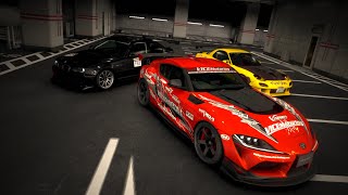 Underground Parking Area  Free Assetto Corsa Maps [upl. by Ddal]