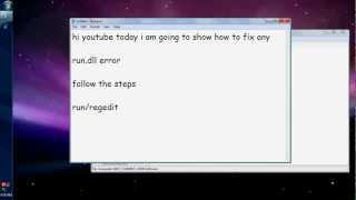 How to Fix Any Rundll error windows xp [upl. by Rosanna]
