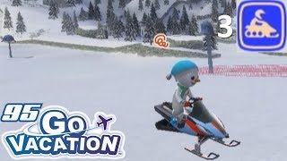 🗝 SCHNEEMOBILRENNEN 3 Silberschlüssel  Wii Go Vacation Lets Play 95 HD60FPS  Zckrfrk [upl. by Ahsonek]