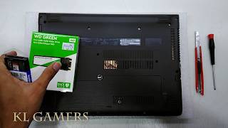 Acer Aspire Notebook Model E5476G50WA Upgrade M2 SATA SSD and DDR4 RAM 2019 [upl. by Garling]