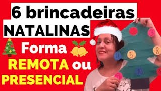 BRINCADEIRAS NATALINAS PARA EDUCAÇÃO INFANTIL [upl. by Hermione]