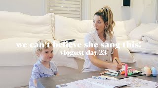 We Cant Believe She Sang This amp Mums Birthday  Vlogust Day 23 [upl. by Allistir]