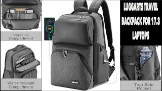 Luggarts Laptop Backpack For Business Travel Backpack Fits 173 inch Computer  HERVEs WORLDep 668 [upl. by Oivaf793]